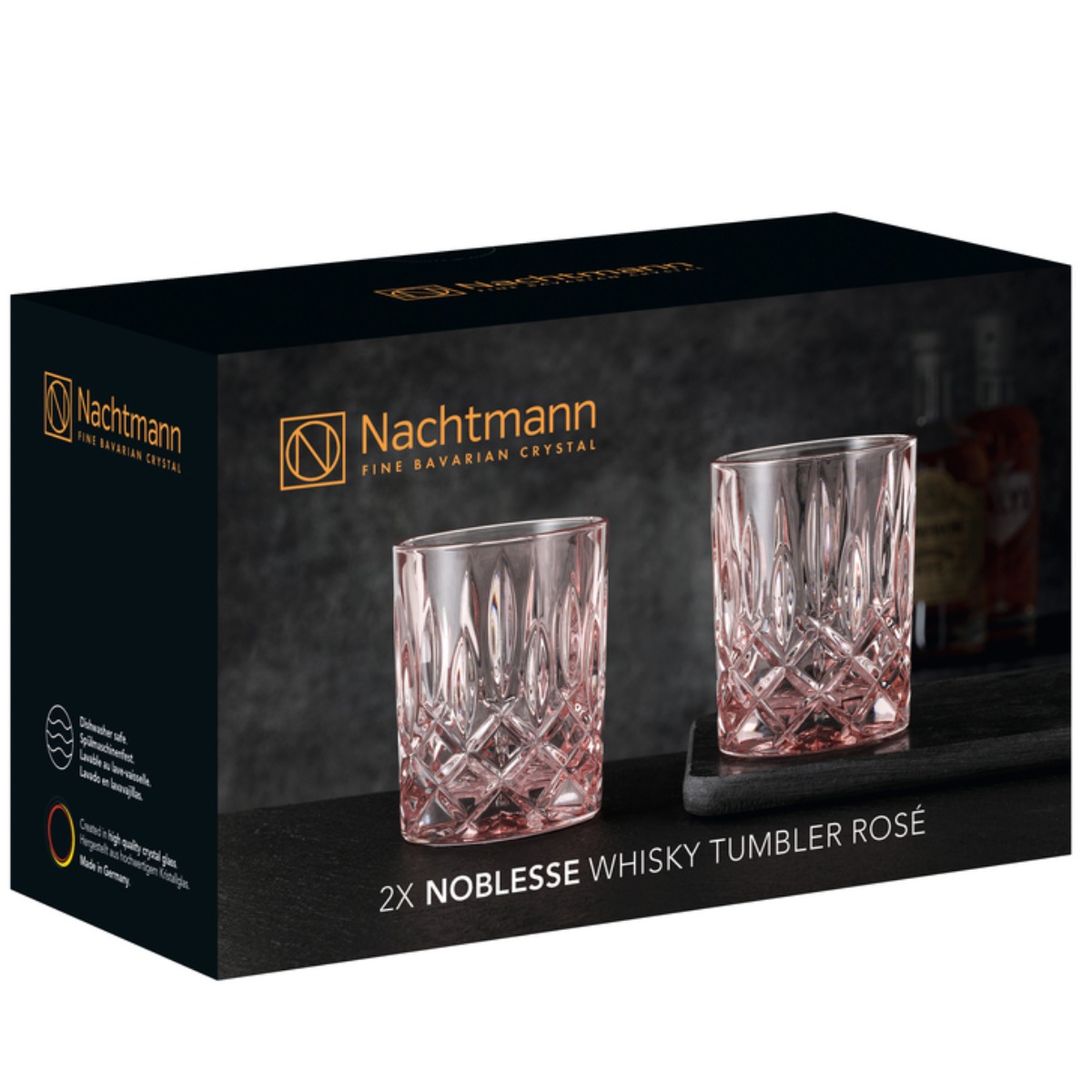 Noblesse Rosé Whiskey Tumbler Set of 2 image number null